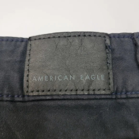 American Eagle Black Next Level Stretch High Rise Jeggings Sz 10/30 NEW - Picture 13 of 16
